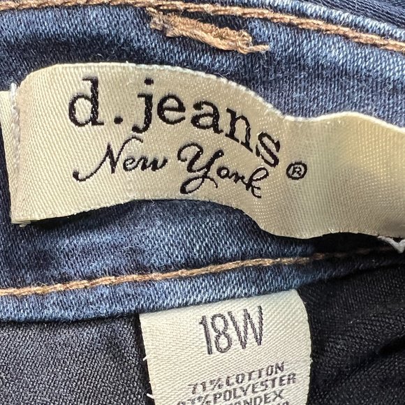 📌d. jeans 5 Pocket Skinny Plus Size Cotton Blend Jeans - Picture 14 of 16